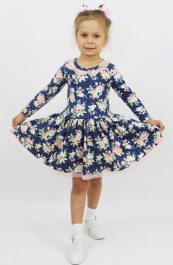 Платье детское "Кружево" Д-ПЛ024 (98-122)