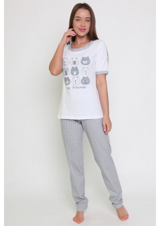 Пижама (футболка+брюки) Ш-0825-15 (42-56)